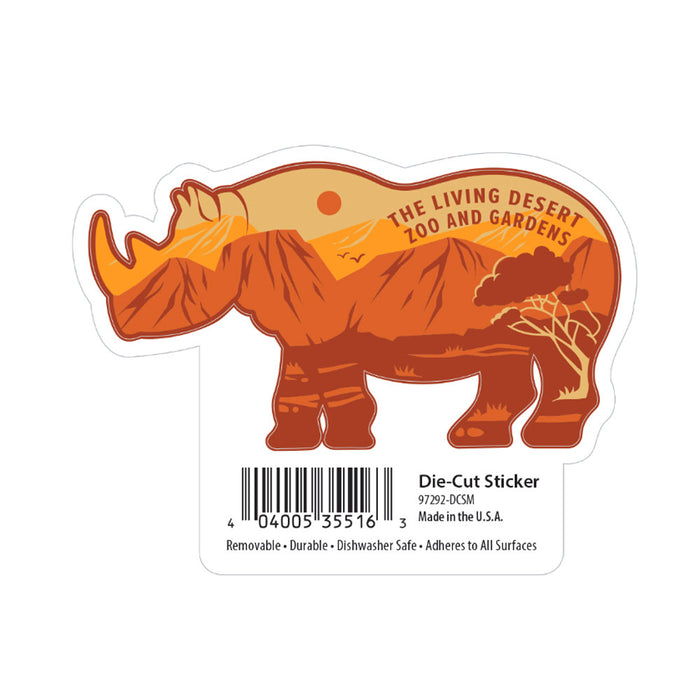 The Living Desert Zoo And Gardens Rhino Sticker