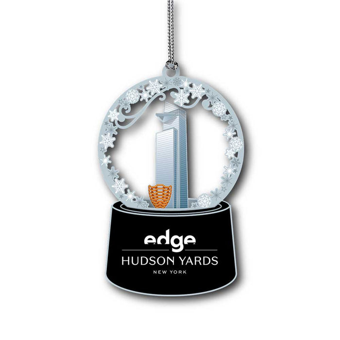 Hudson Yards The Edge Snowglobe Ornament