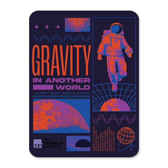 The Franklin Institute Foil Magnet