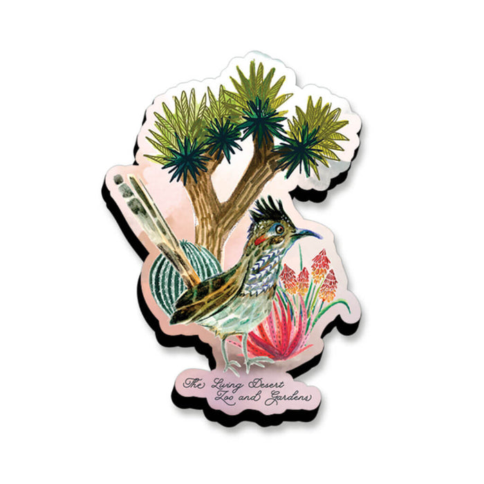 The Living Desert Zoo and Gardens Watercolor Roadrunner Magnet