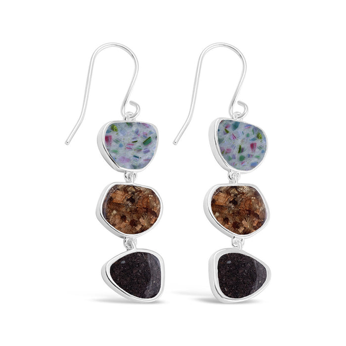 Marie Selby Botanical Gardens Triple Drop Earrings