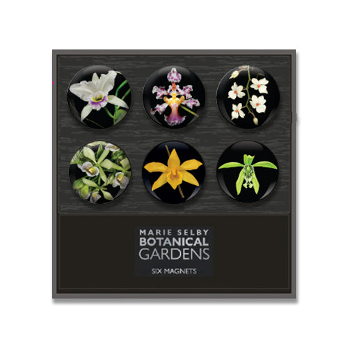 Marie Selby Botanical Gardens Orchid Magnet Set