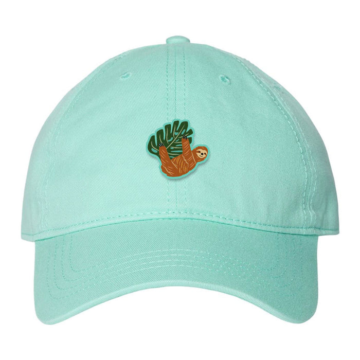Sloth Icon Embroidered Cap