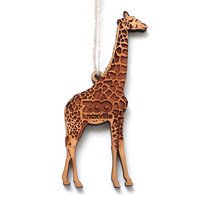 Zoo Knoxville Wood Giraffe Ornament