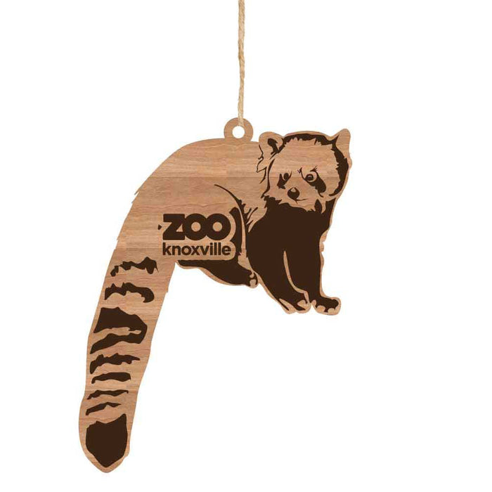 Zoo Knoxville Wood Red Panda Ornament