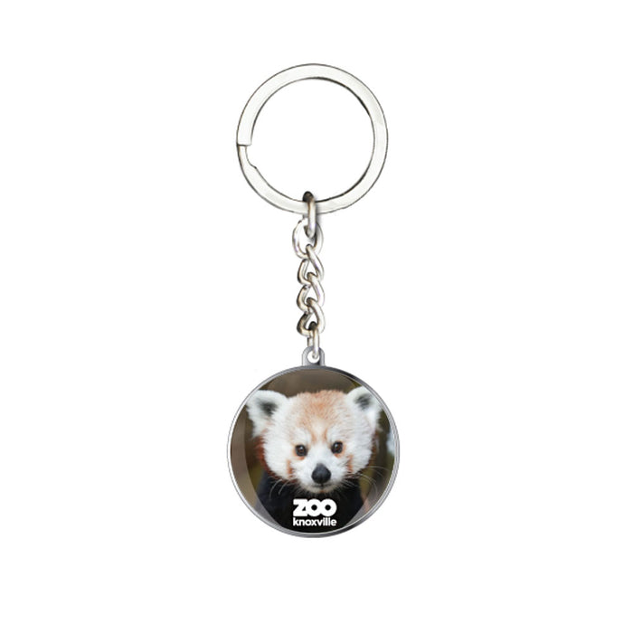 Zoo Knoxville Red Panda Dome Keychain