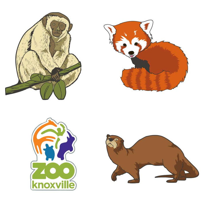 Zoo Knoxville Map Enamel Pin Set