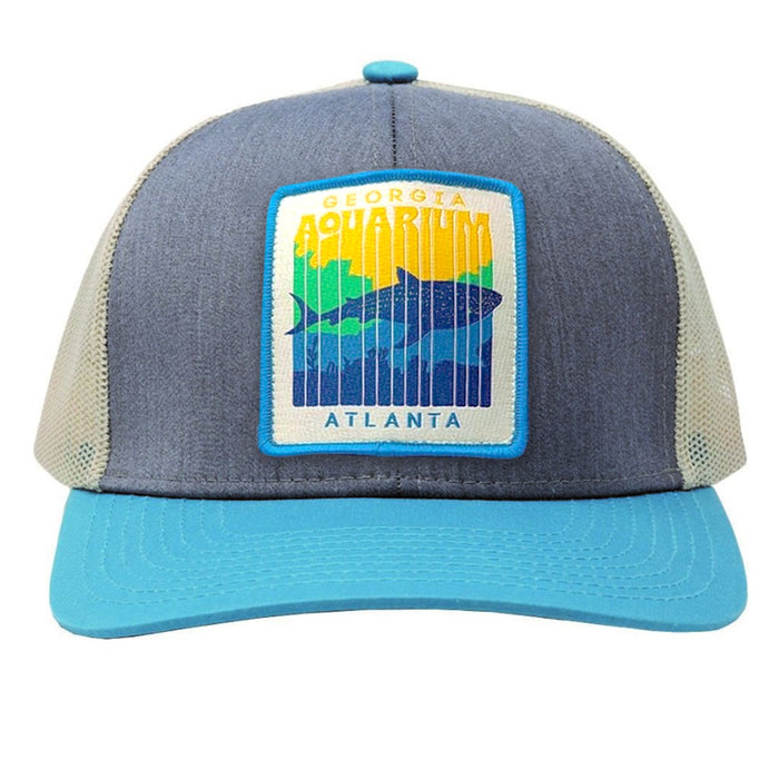 Georgia Aquarium Drop Letter Trucker Cap