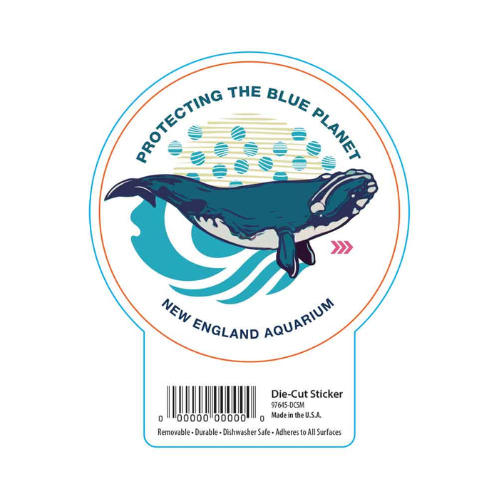 New England Aquarium Right Whale Sticker