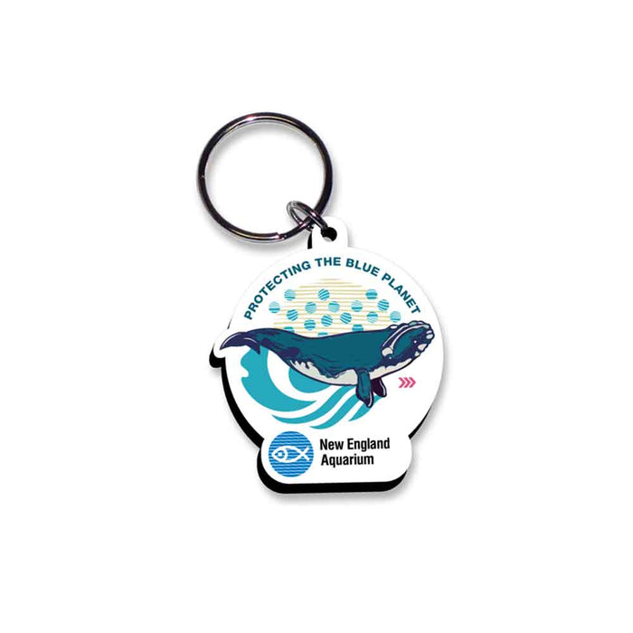 New England Aquarium Right Whale Keychain