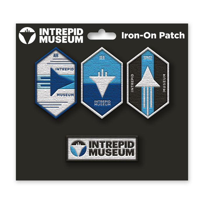 Intrepid Museum Iron-On Patch Set of 4