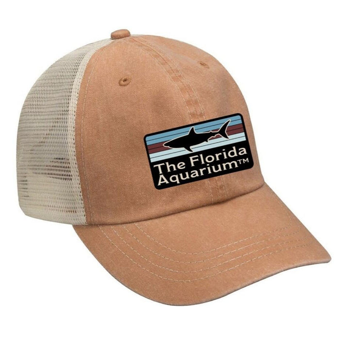 The Florida Aquarium Retro Shark Cap