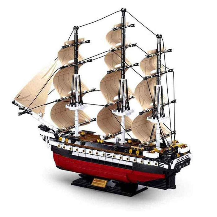 USS Constitution Replica Frigate Building Block Set