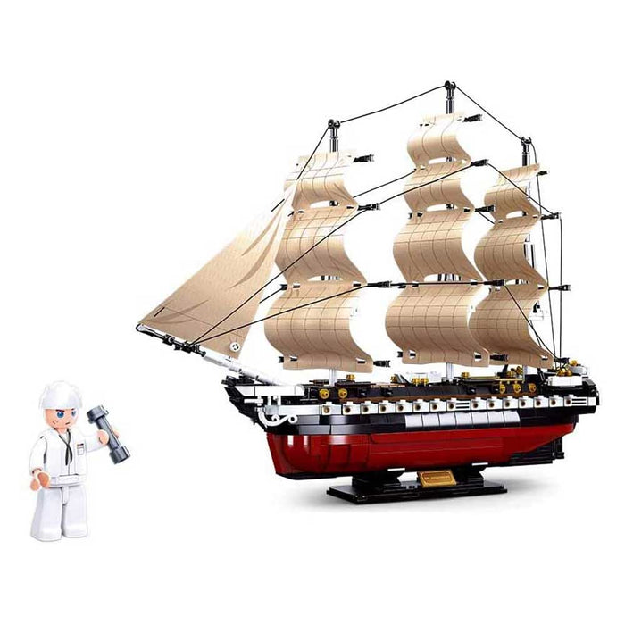 USS Constitution Replica Frigate Building Block Set