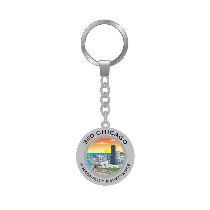 360 CHICAGO Skyline Key Chain