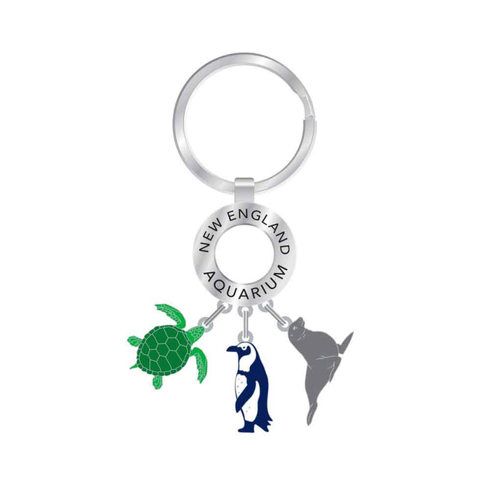 New England Aquarium Dangle Keychain
