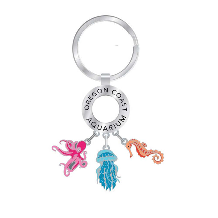 Oregon Coast Aquarium Dangle Keychain