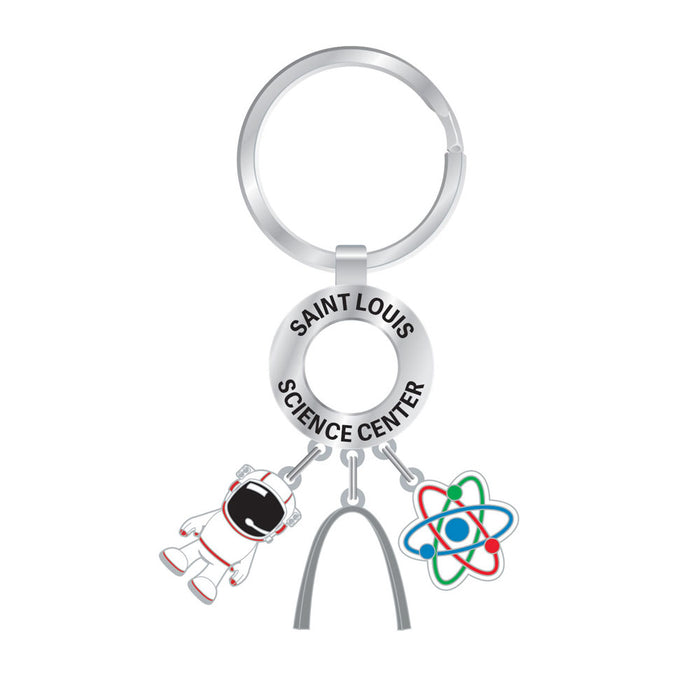 Saint Louis Science Center Dangle Keychain