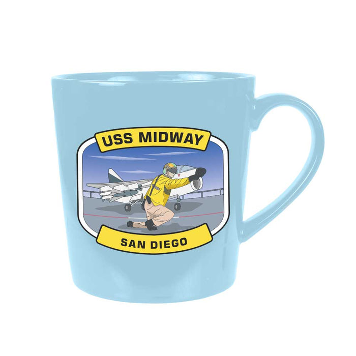 USS Midway Museum Foil Shooter Mug