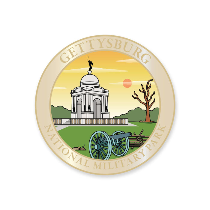 Gettysburg National Military Park Foil Building Coin