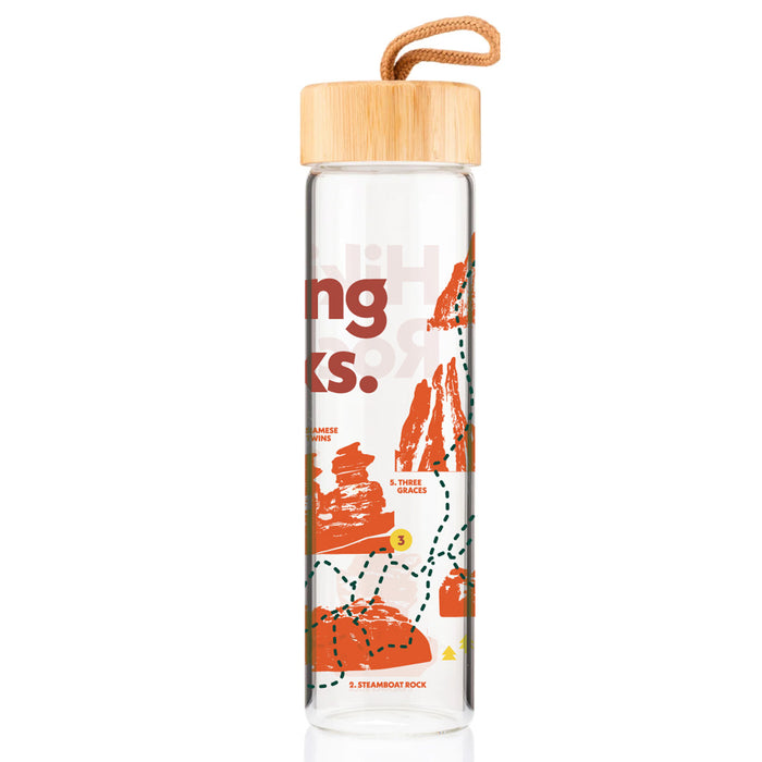 Garden of the Gods Rocks Glass Water Bottle