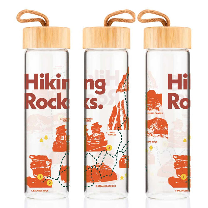 Garden of the Gods Rocks Glass Water Bottle