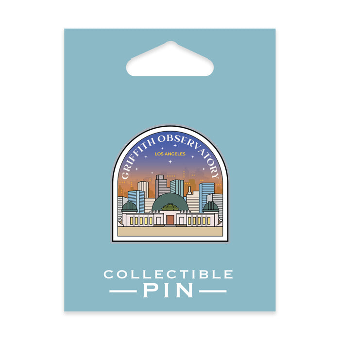 Griffith Observatory Cityscape Foil Pin