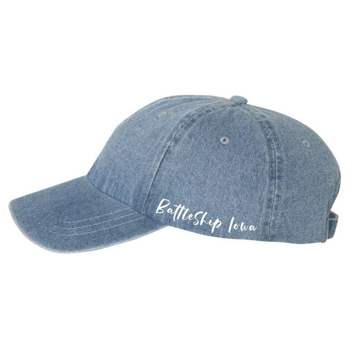 Battleship IOWA Denim Cap