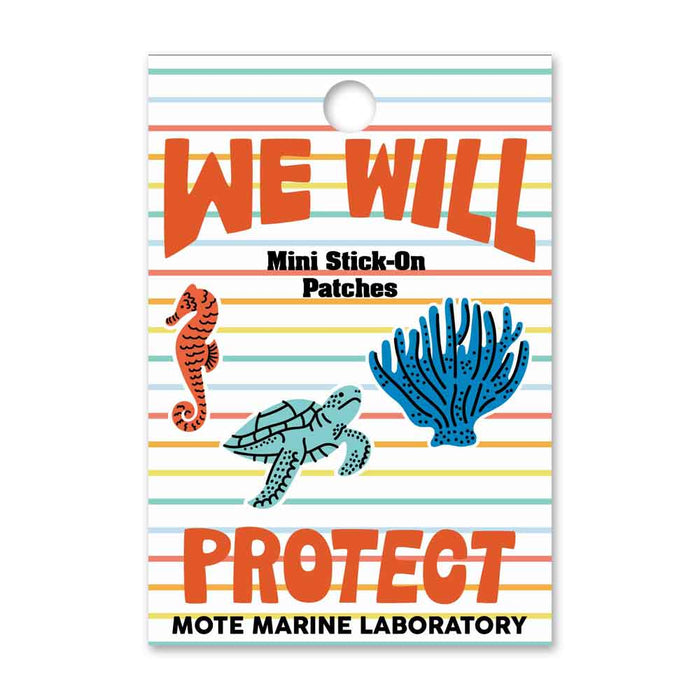Mote Marine Laboratory Protect Mini Stick on Patch Set