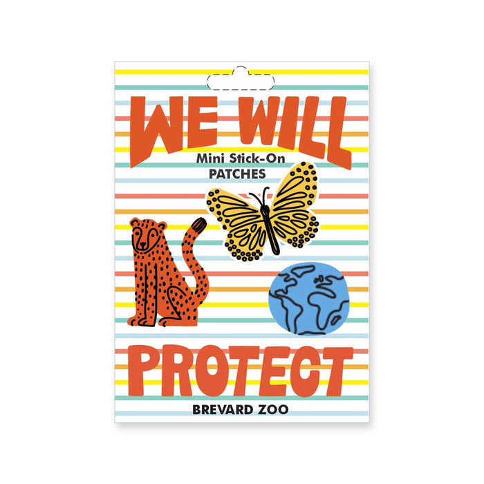 Brevard Zoo We Will Protect Stick-On Patch Set