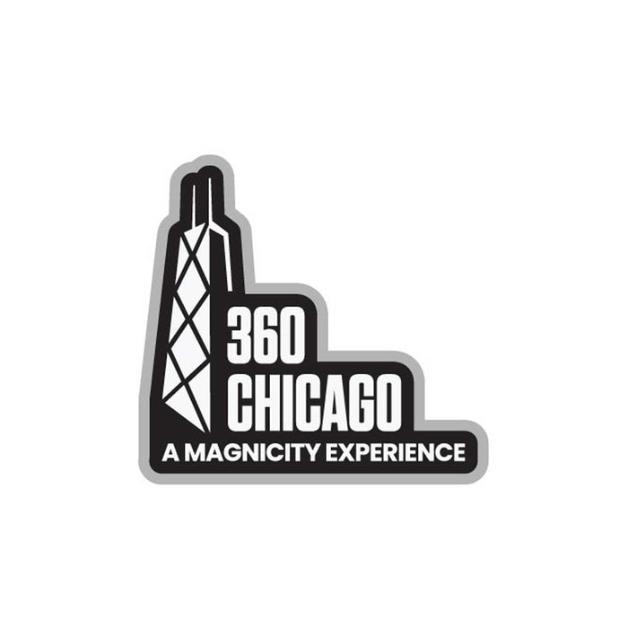 360 CHICAGO Logo Magnet