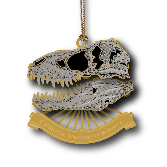 California Academy of Sciences T-Rex Skull Ornament