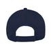 Navy blue Intrepid Museum Flags Cap viewed from the back, featuring an adjustable strap and a small embroidered G on the lower left side—a subtle nod to naval heritage inspired by classic museum cap designs.