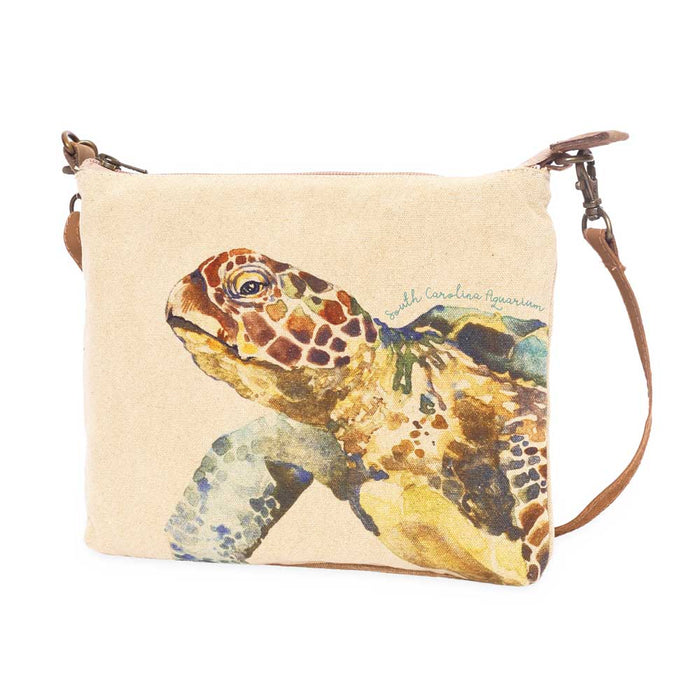 South Carolina Aquarium Sea Turtle Sling Bag
