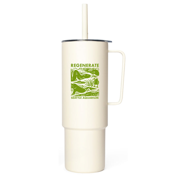 Seattle Aquarium Regenerate All Day Straw Cup