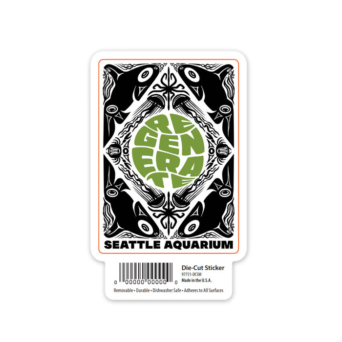 Seattle Aquarium Regenerate Sticker