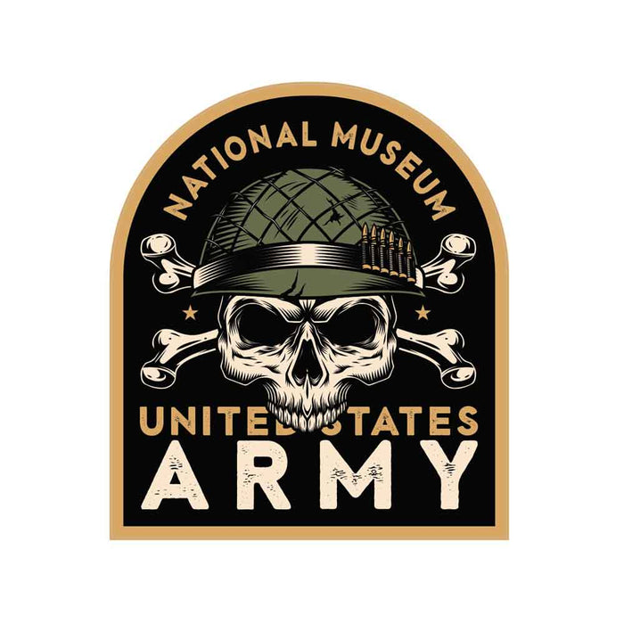 National Museum of the United States Army Skull Army Sticker