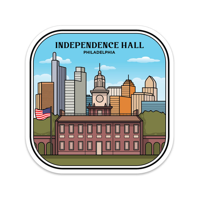 Independence Hall Foil Sticker