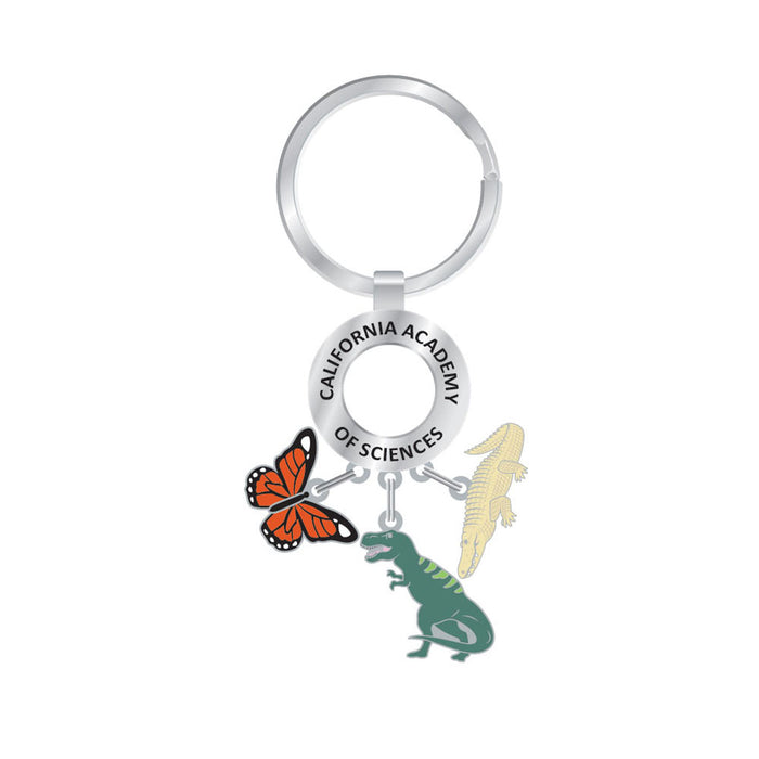 California Academy of Sciences Icons Dangle Keychain