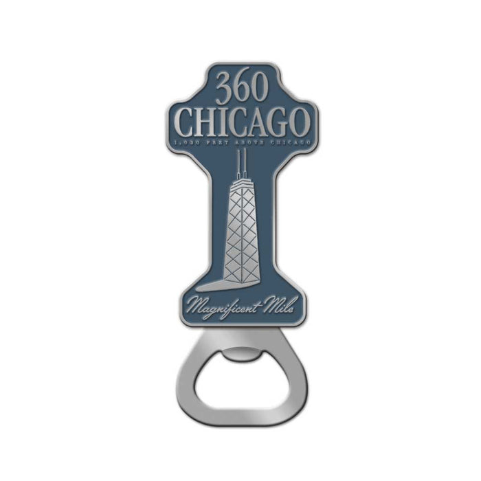 360 CHICAGO Map Magnetic Bottle Opener