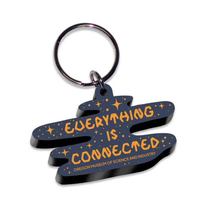Oregon Museum of Science and Industry Everything is Connected Keychain
