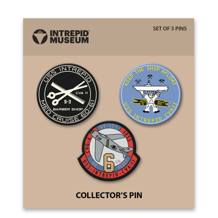 Intrepid Crew Patch Collector's Pin Set