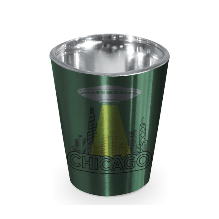 Adler Planetarium Chicago UFO Shot Glass