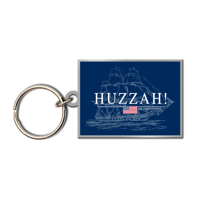 USS Constitution Huzzah! Keychain