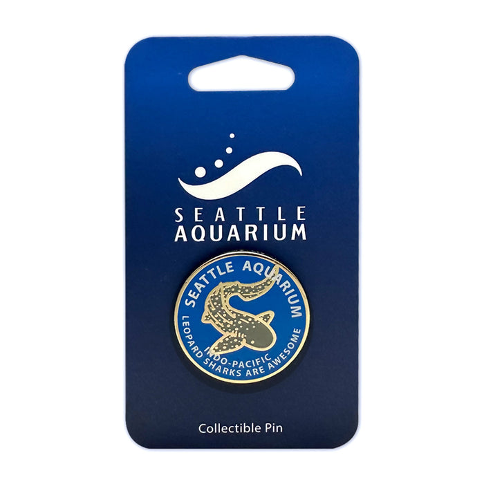 Seattle Aquarium Leopard Shark Collectible Pin