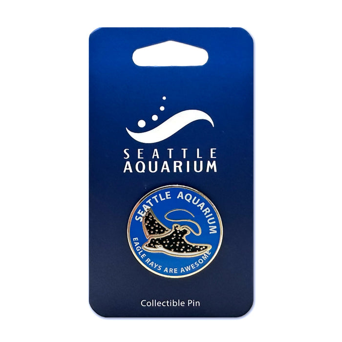 Seattle Aquarium Eagle Ray Collectible Pin
