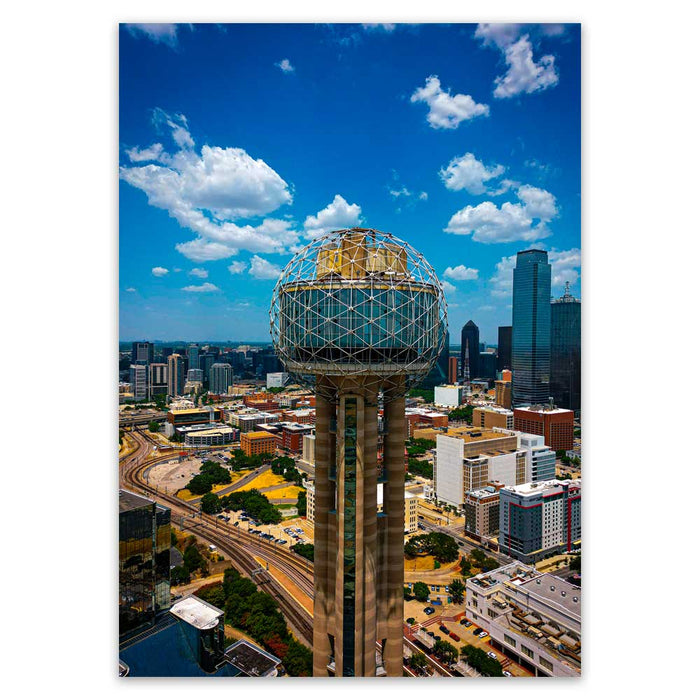 Reunion Tower Tower Clouds Postcard