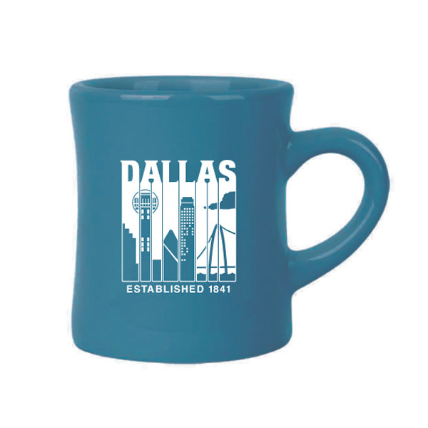 Reunion Tower Dallas Skyline Diner Mug