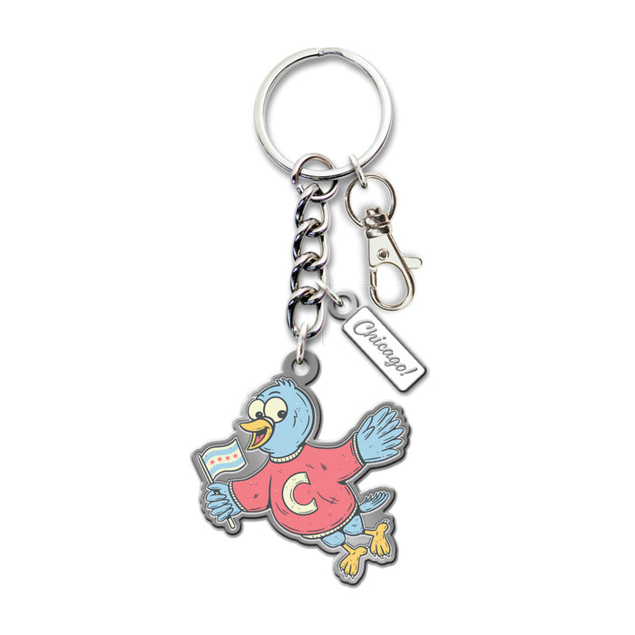 Willis Tower Icon Pigeon Keychain