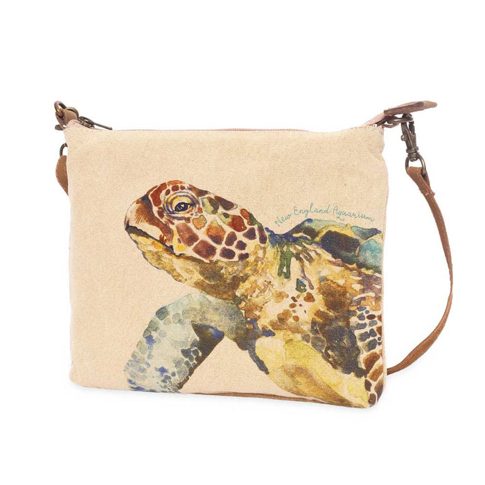 New England Aquarium Turtle Sling Bag
